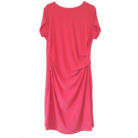 Cato Dresses & Skirts - Cato Coral Ruched Dress, 18W